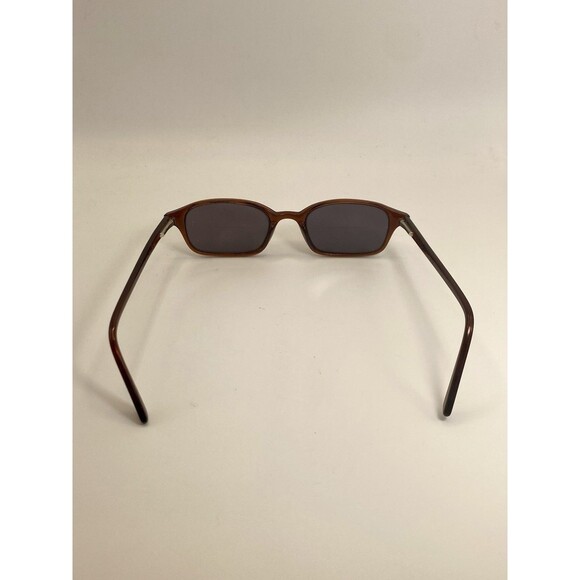 Vintage Romco 4 1/4 5 1/2 Brown Eyeglasses Frames Only - Picture 6 of 7